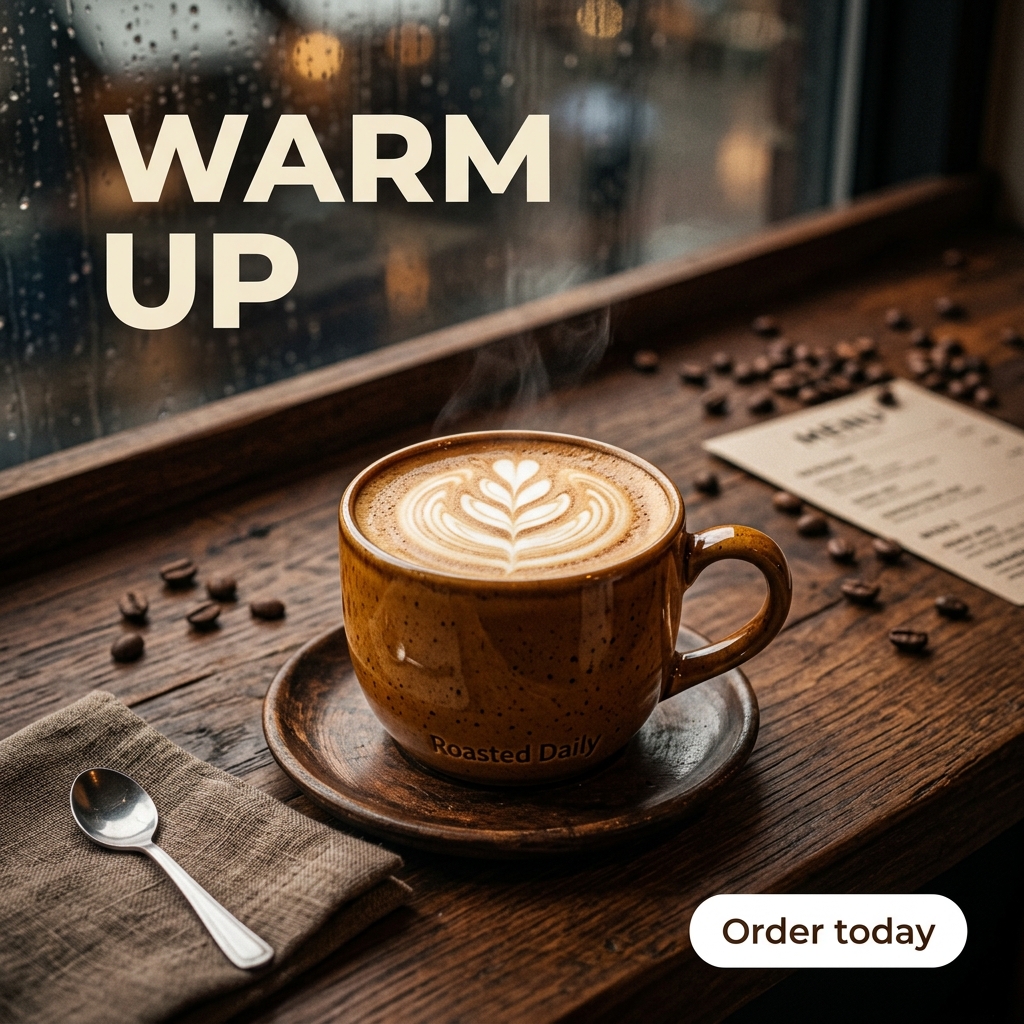 Weather — Coffee shop ad